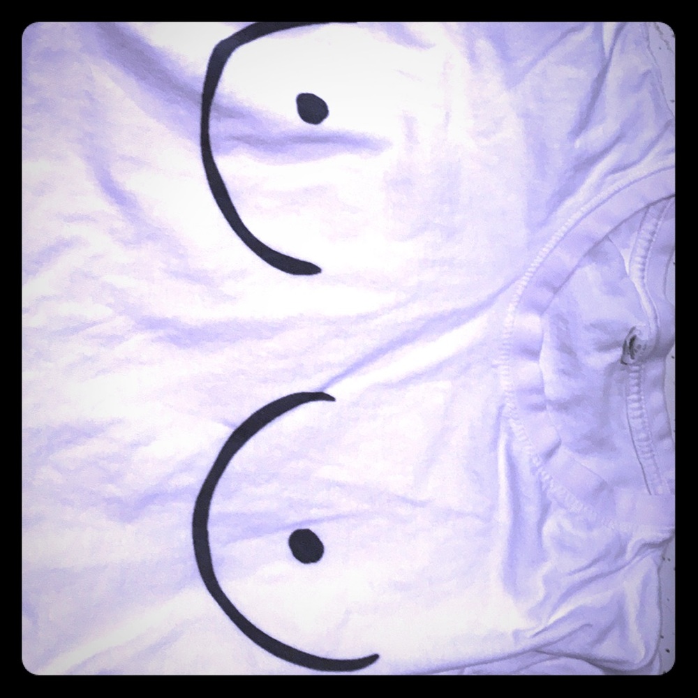 Infamous Drawn Boob T-shirt